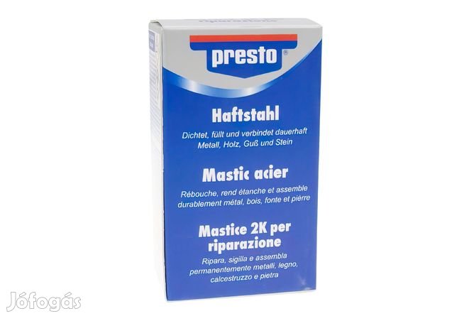 Acél gitt Presto 2K 125G