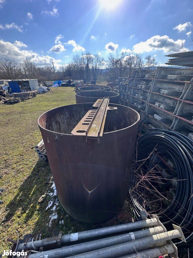 Acél kútgyűrű különböző méretekben