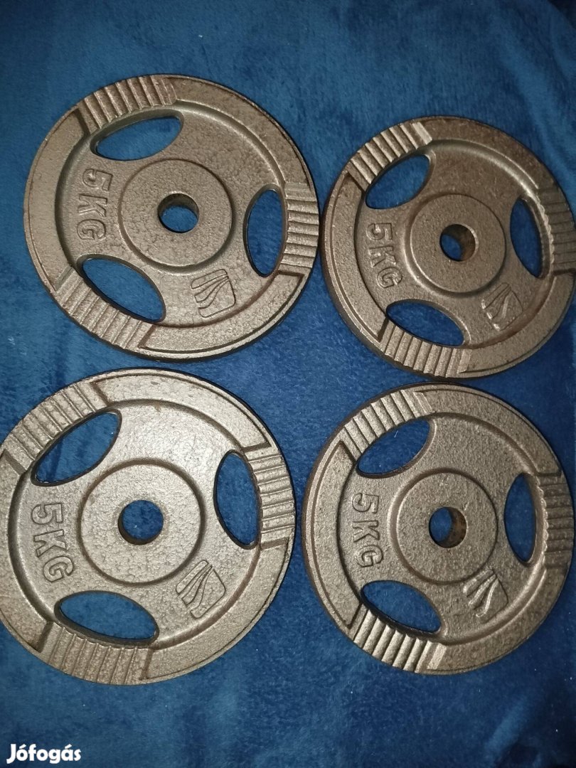 Acél súlytárcsa 4x5kg