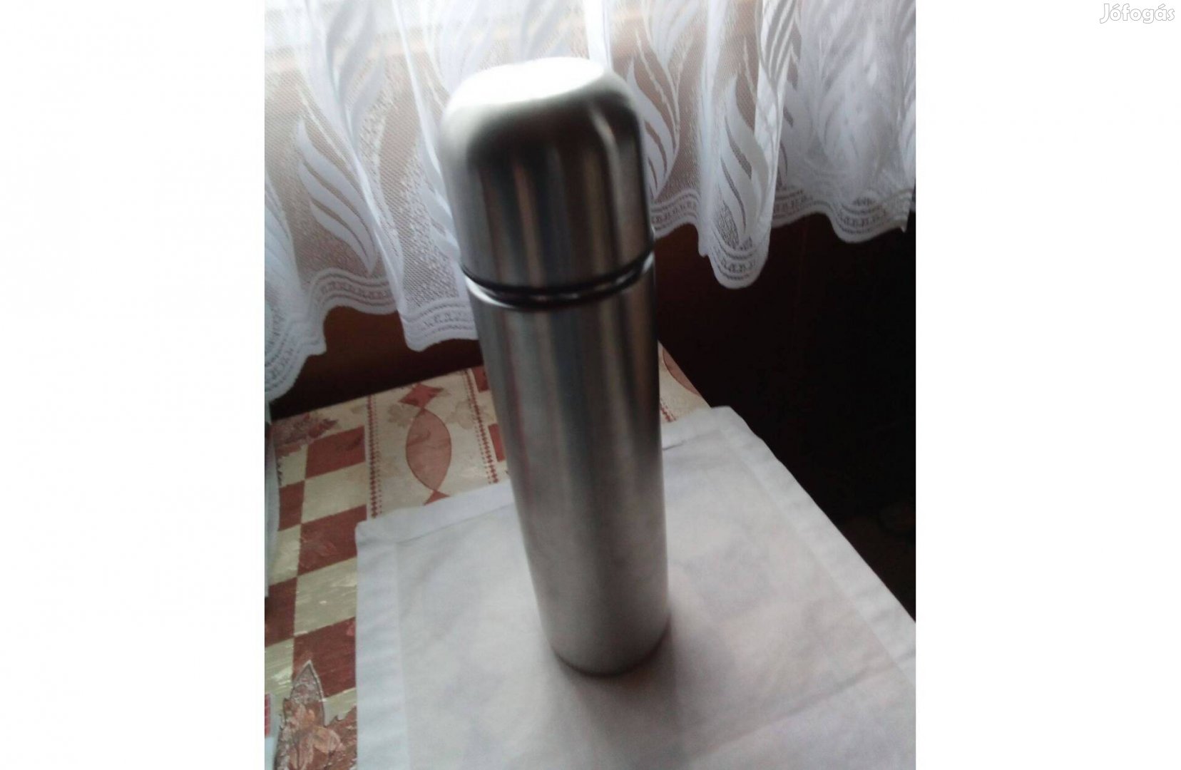 Acél termosz 1 literes