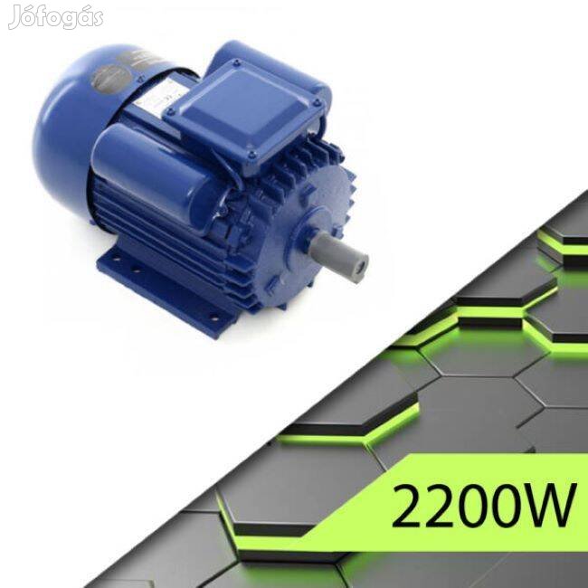 Acél villanymotor 2,2KW-1500rpm ékszíjtárcsával