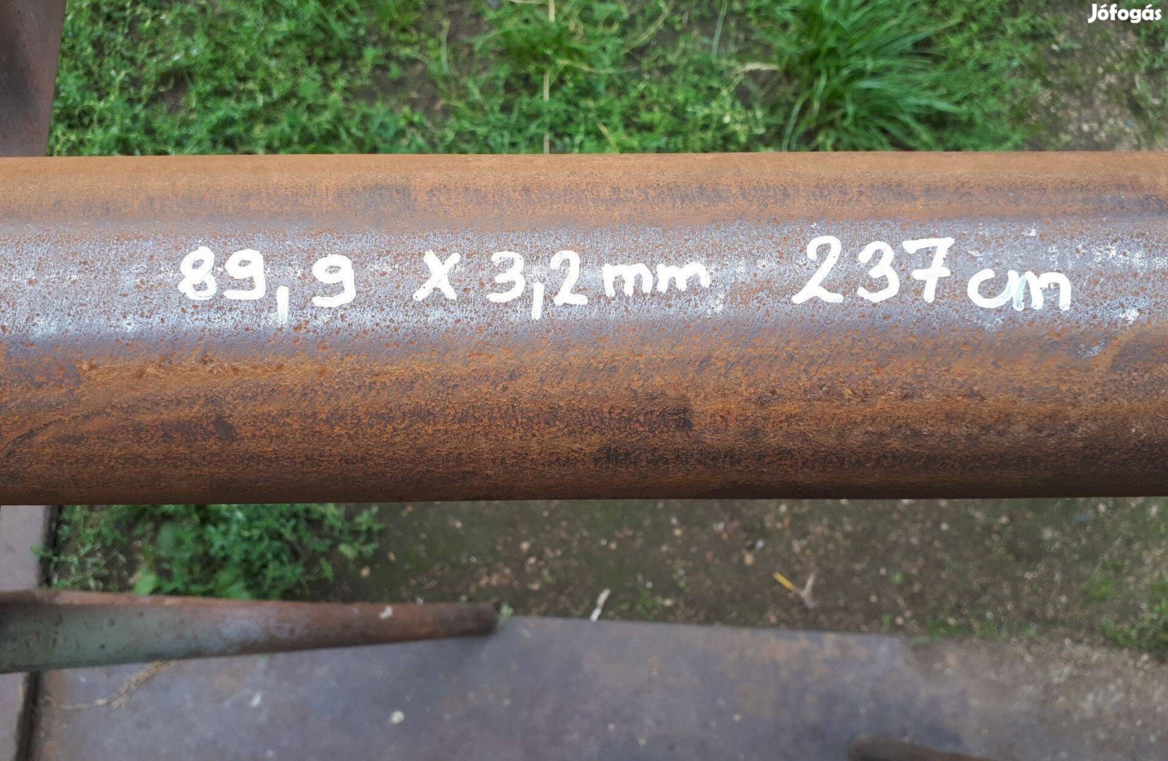 Acélcső 89,9 mm-es külsővel aladó !