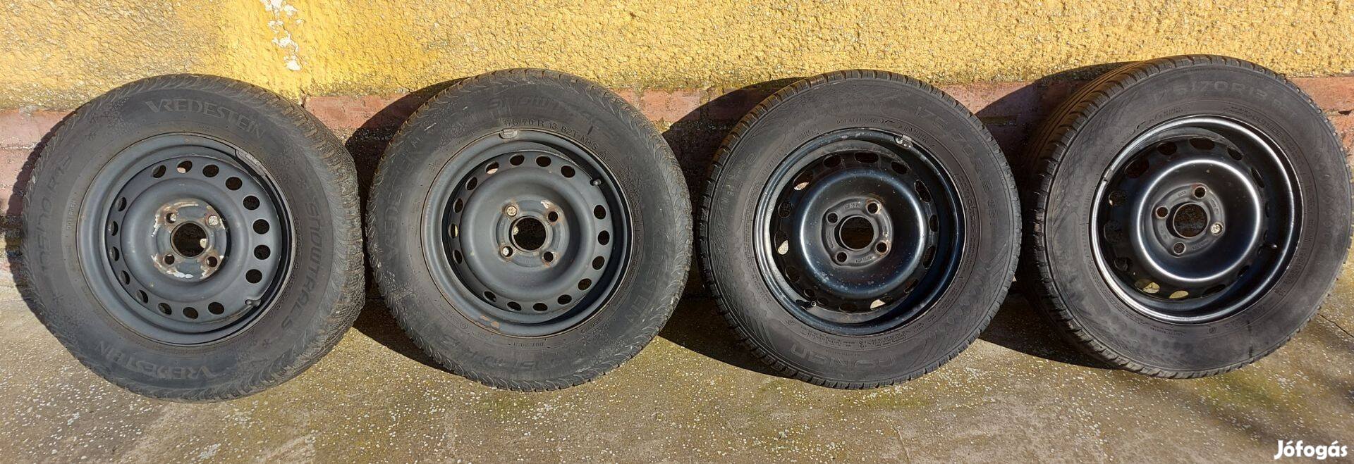 Acélfelni gumival Eladó