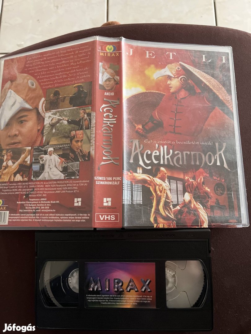 Acélkarmok akció vhs