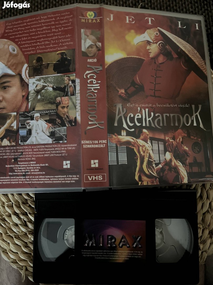 Acélkarmok vhs