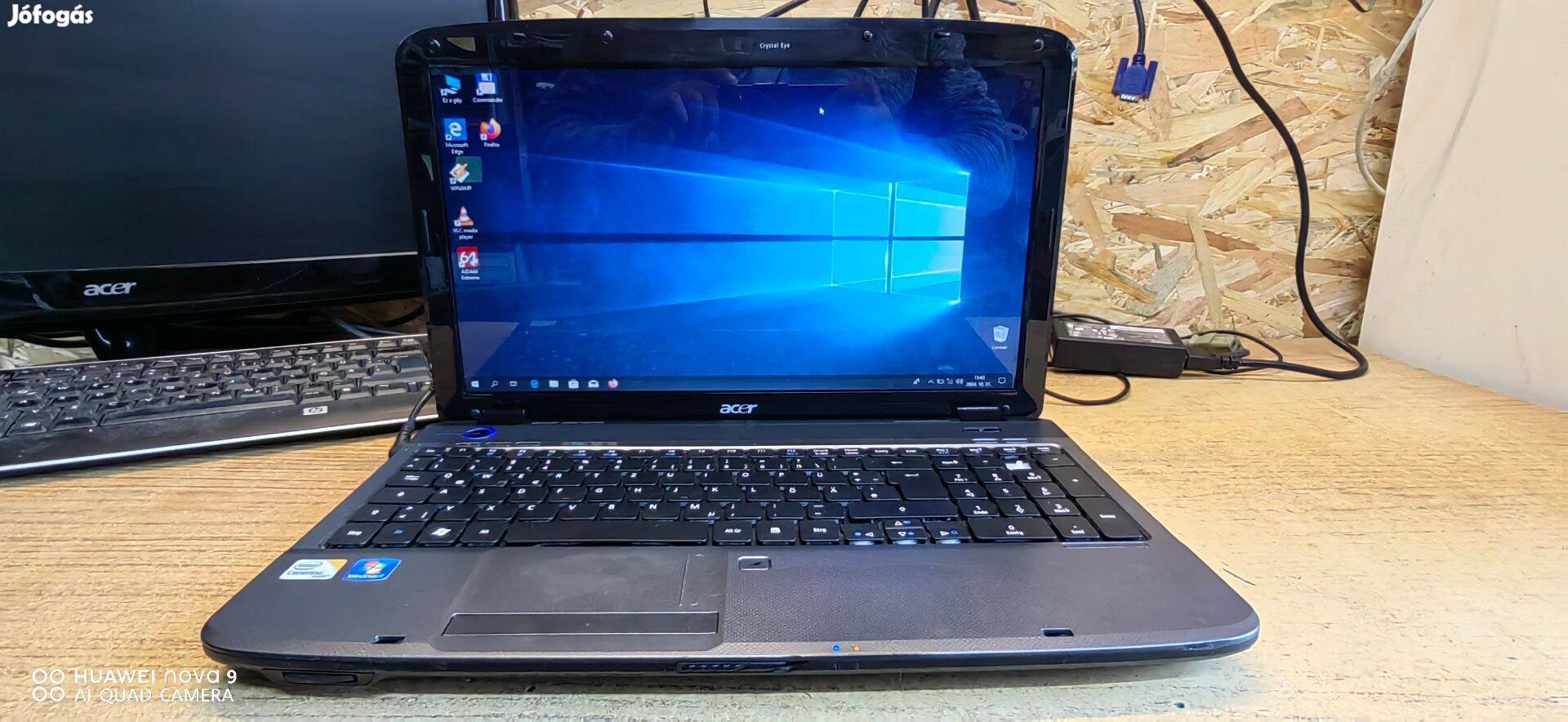 Acer 2x2200mhz,4gb DDR3,320gb,Webcam,Wifi,Bluray