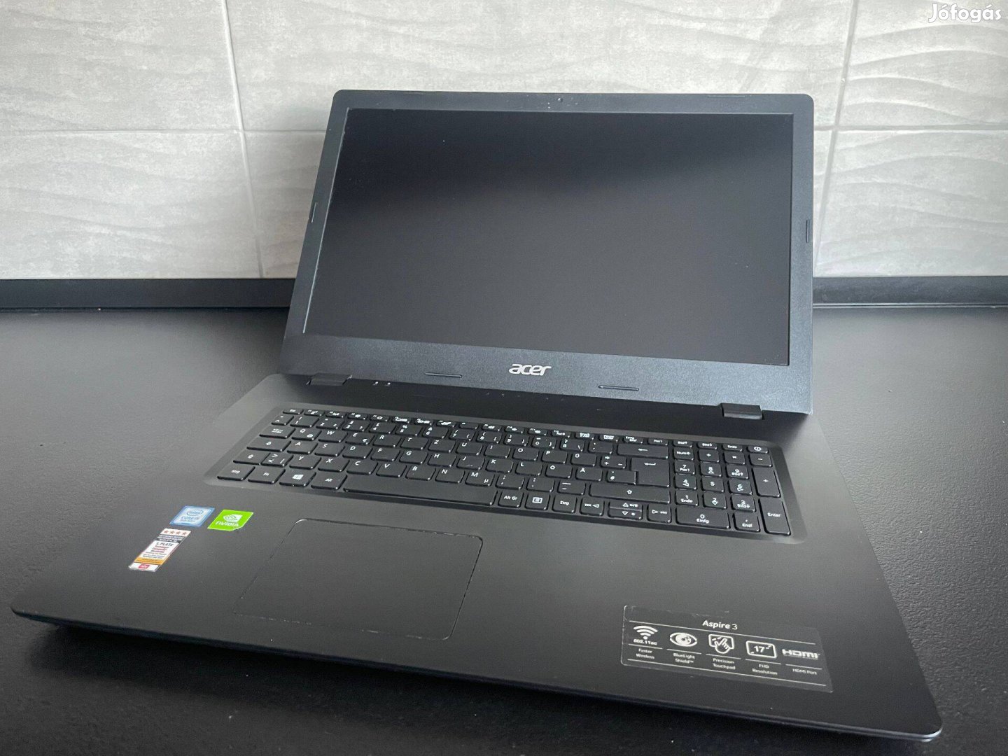 Acer Aspire 3 /i5-8.gen+Nvidia/ hibás laptop