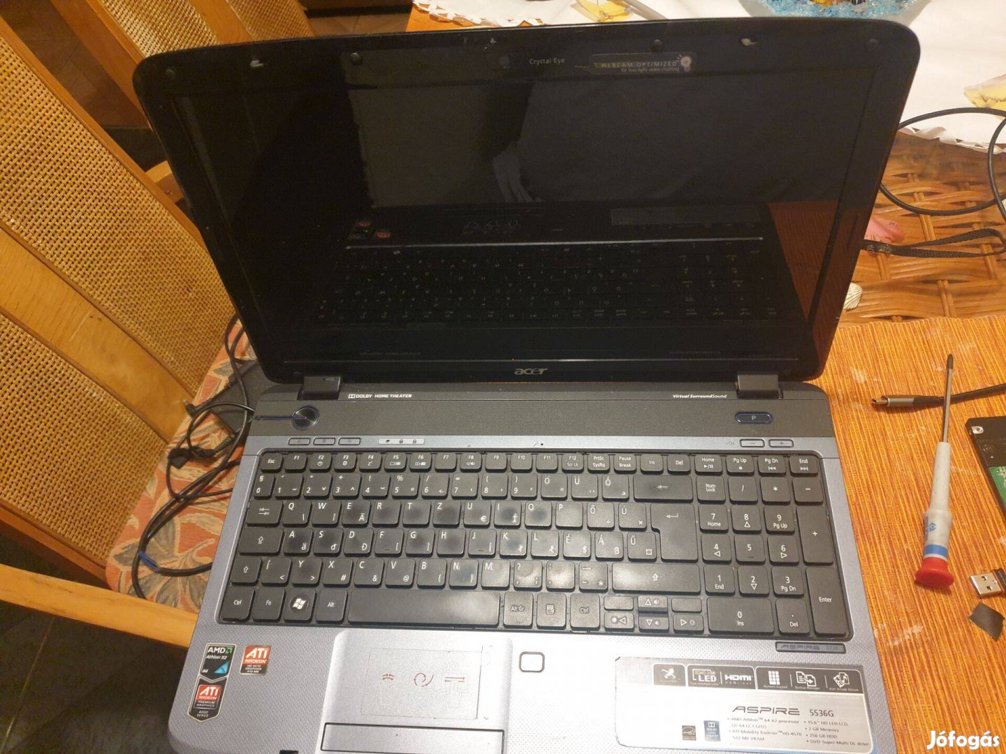 Acer Aspire 5536g alkatresznek elado