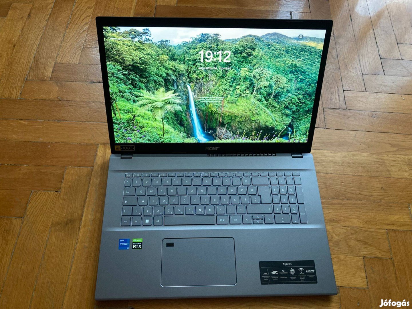 Acer Aspire 5 17", I5-1240P, 512GB, Nvidia Gtx2050, 32GB DDR4