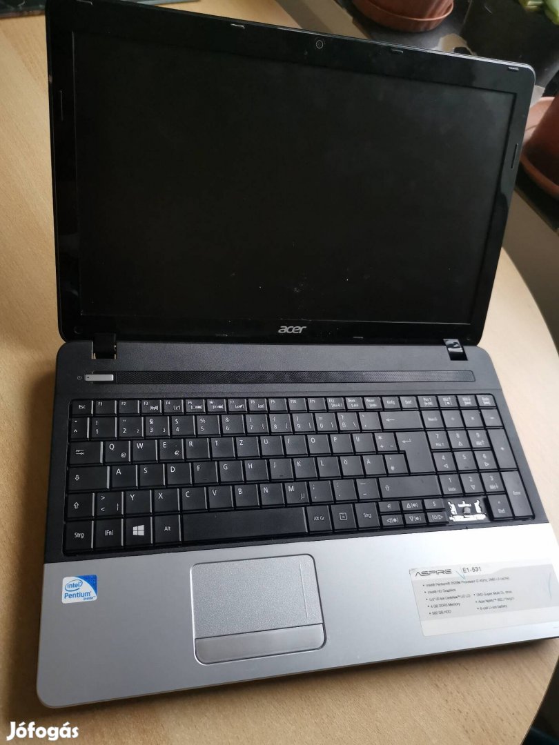 Acer Aspire E1-531 hibás laptop alkatrésznek 