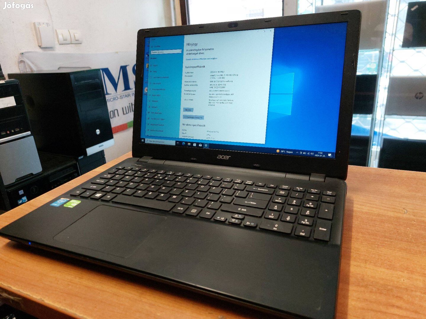 Acer Aspire E5-572G i7-es Geforce VGA notebook kiárusítás!Akcióó