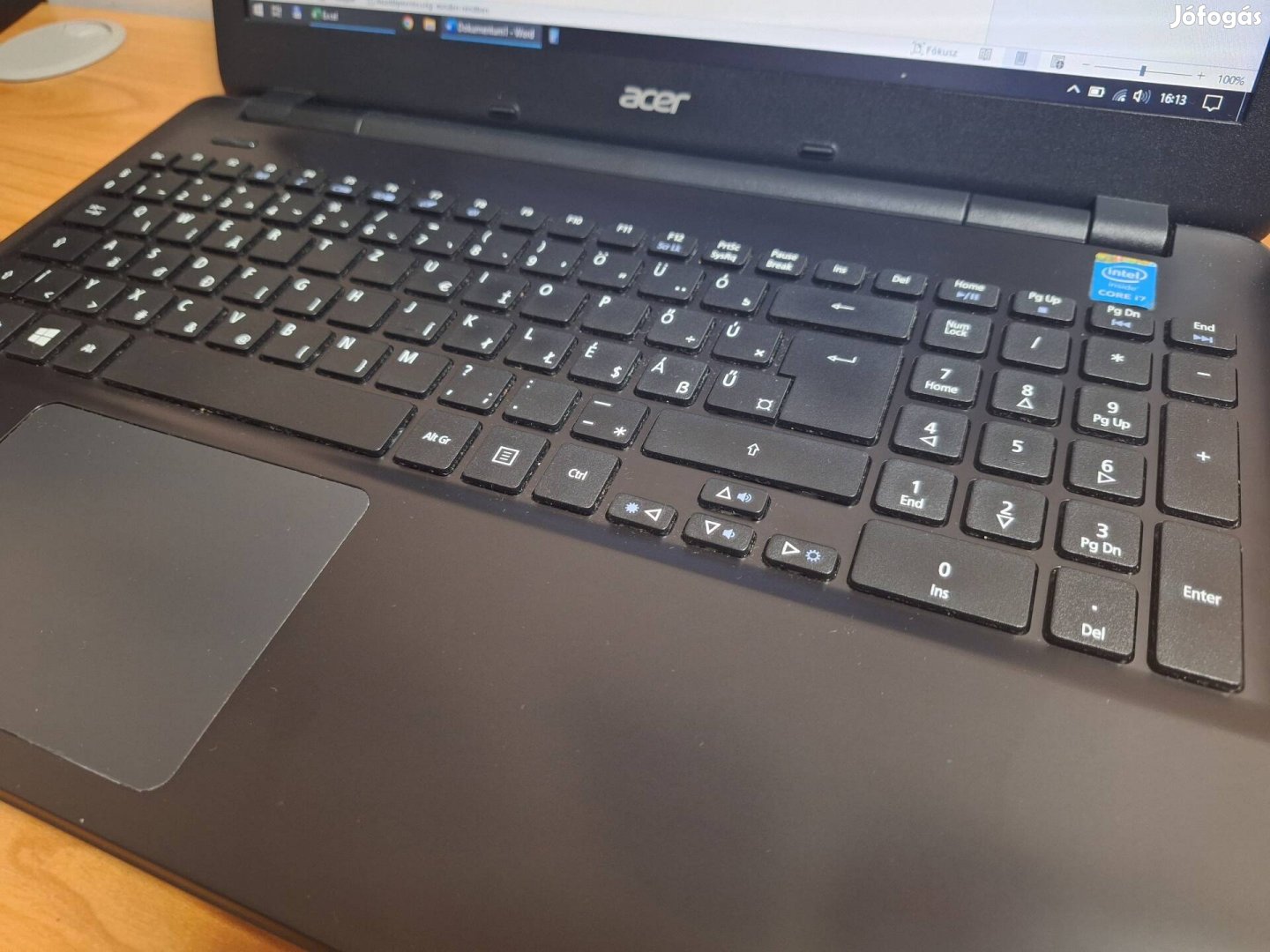 Acer Aspire E5-572G laptop, i7, 1TB, 8GB, újszerű 