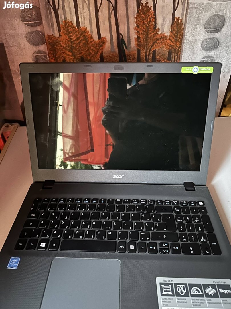 Acer Aspire E 15 fekete laptop