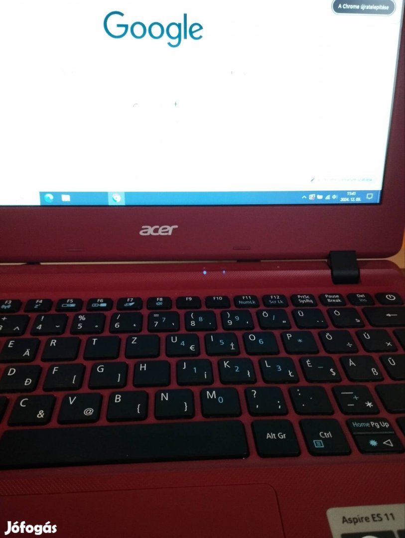 Acer Aspire Es11 Notebook eladó 