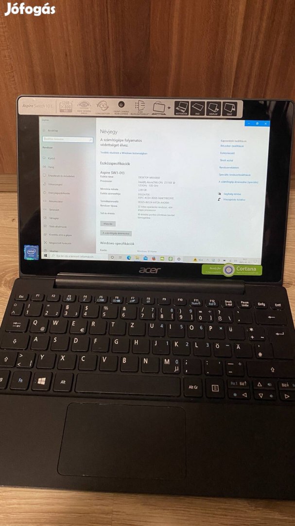 Acer Aspire Switch 10E tablet-notebook