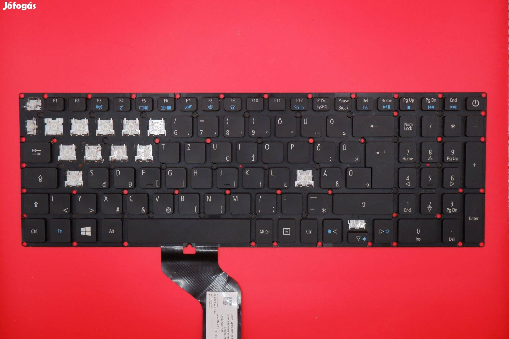 Acer Aspire V15 Nitro VN7 572 laptop billentyűzet gomb