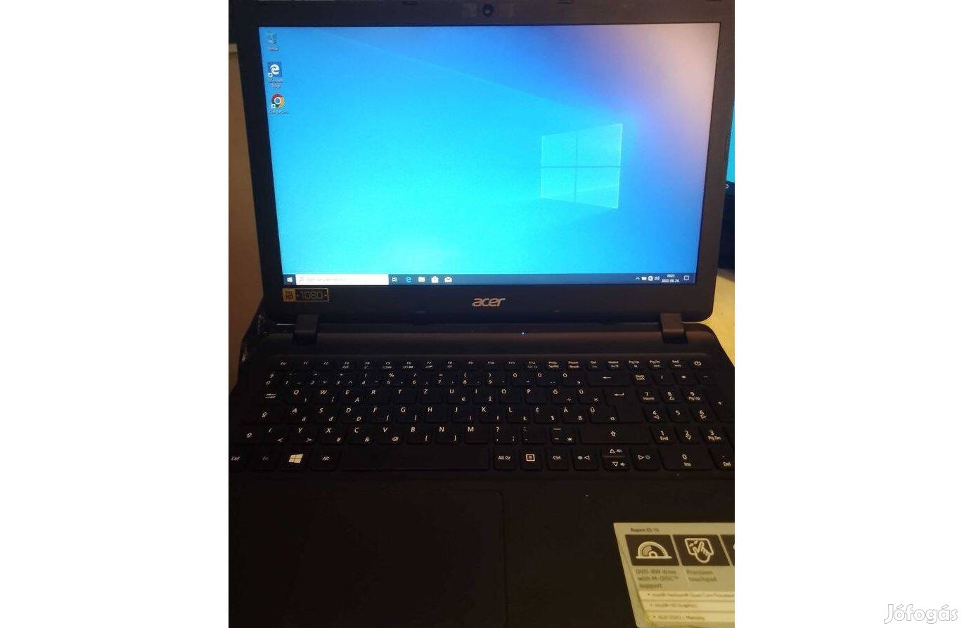 Acer Es 15 (Es1-533-P19U) Quad (négymagos) laptop