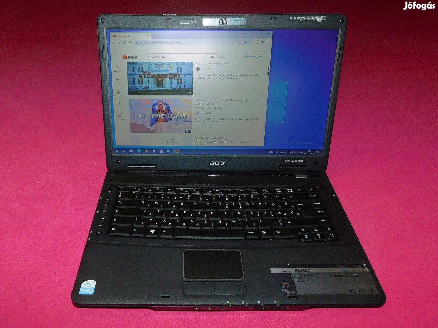 Acer Extensa 5630EZ-421G16MN laptop, notebook