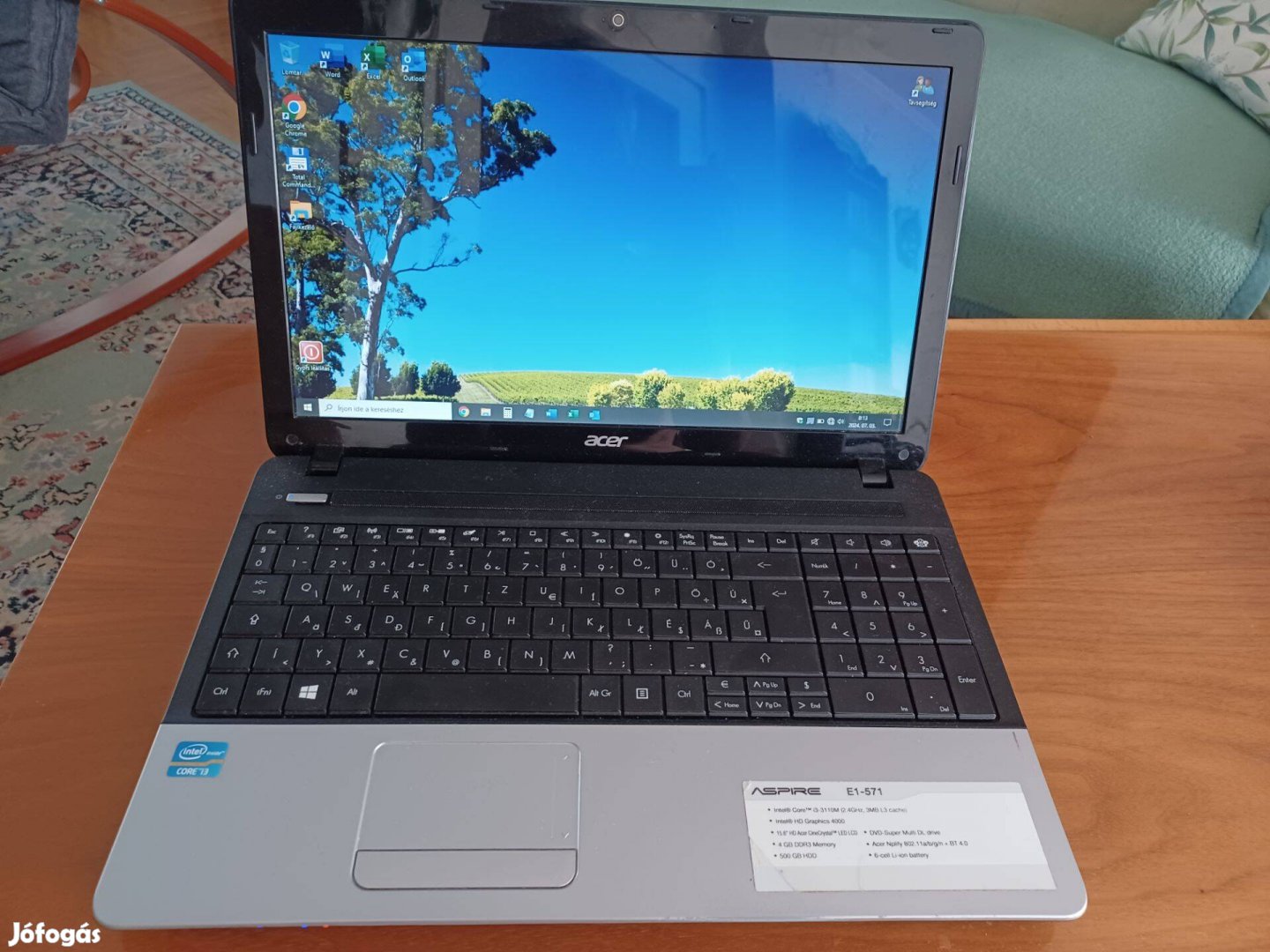 Acer Laptop 15,6" Windows + Home office