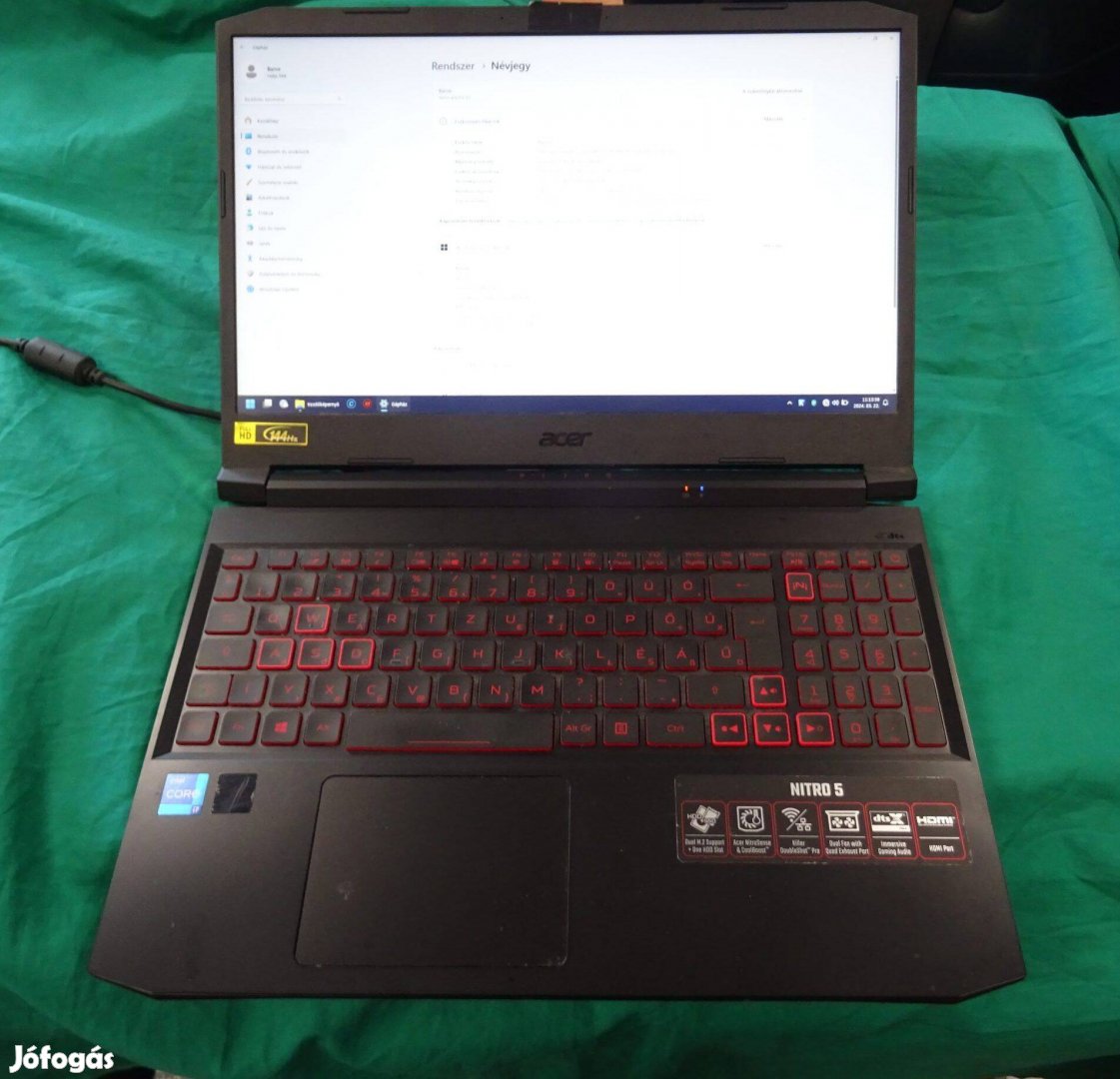 Acer Laptop NITRO 5 AN515-57-77BP