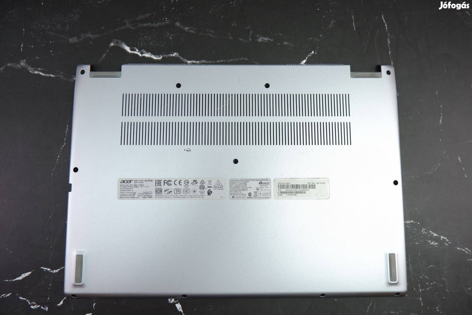 Acer SPIN 3 laptop alsó ház DJM4600JU0A000