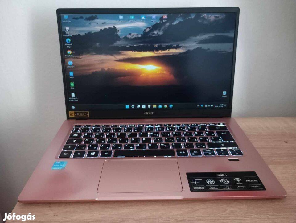 Acer Swift Rosegold laptop eladó!