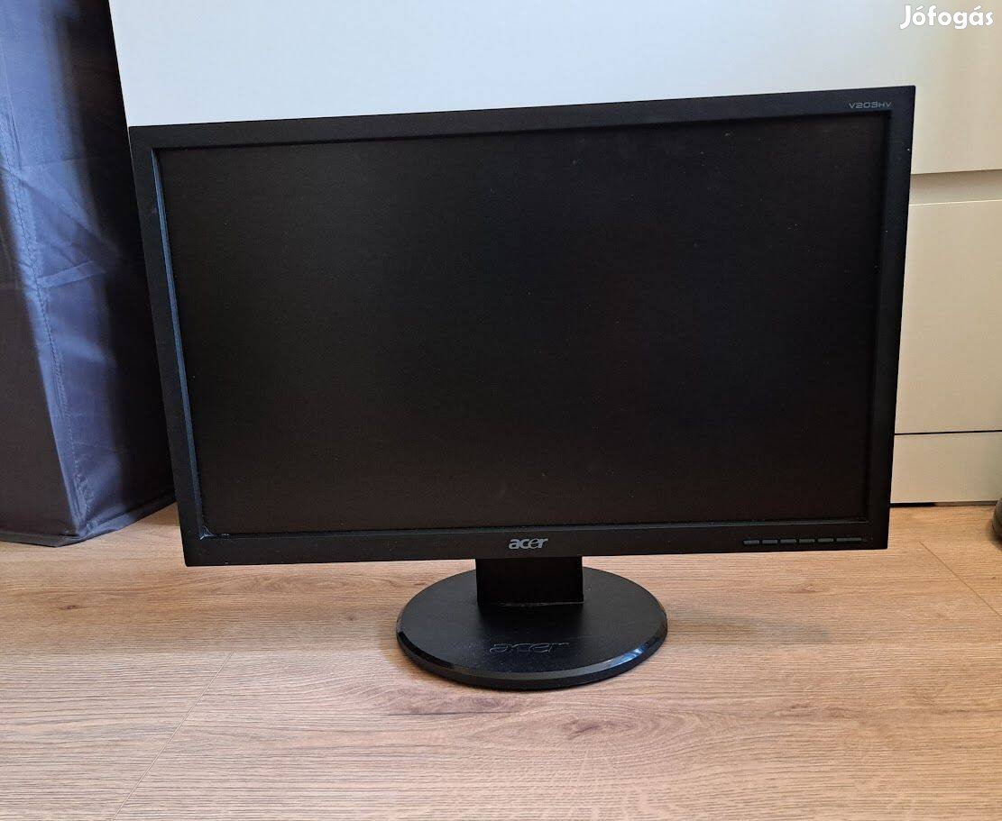 Acer V203HV 20" monitor megkímélt állapotban