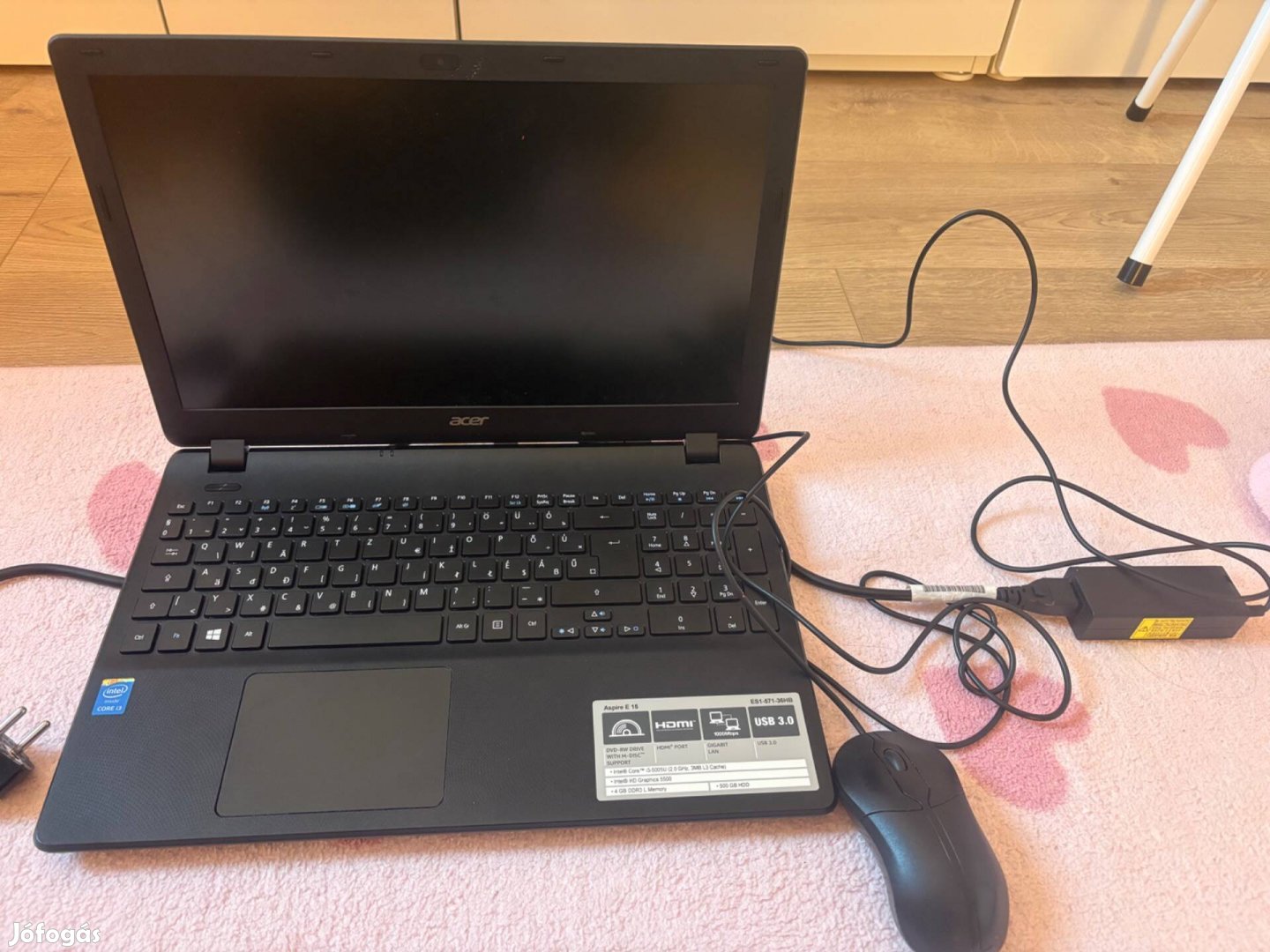 Acer aspire E15 laptop