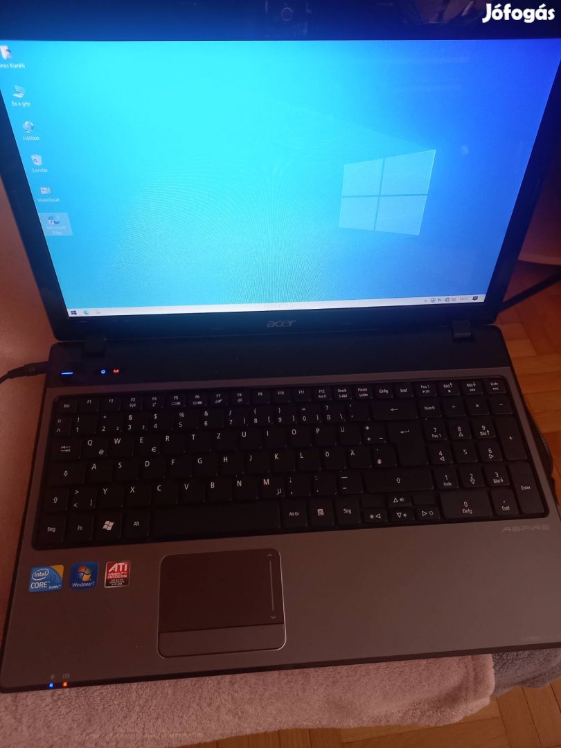 Acer aspire netezős laptop Hd5470 