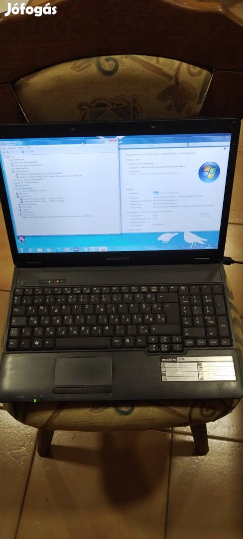 Acer emachines E528   2 magos 4Gb DDR3, 120Gb Ssd. 