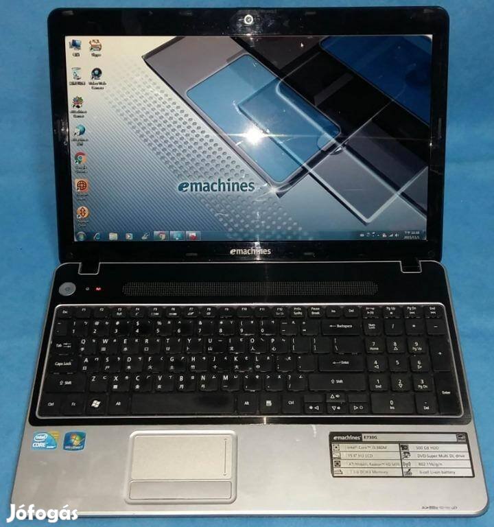 Acer emachines E730,15,6" Led ,4GB,160GB SSD laptop