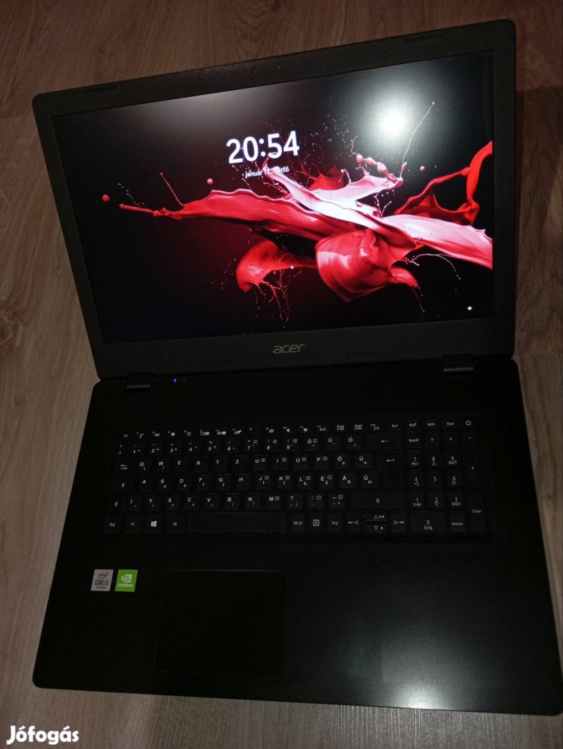 Acer i5-10th gen | 12GB | 512SSD | 17,3"FHD | Nvidia