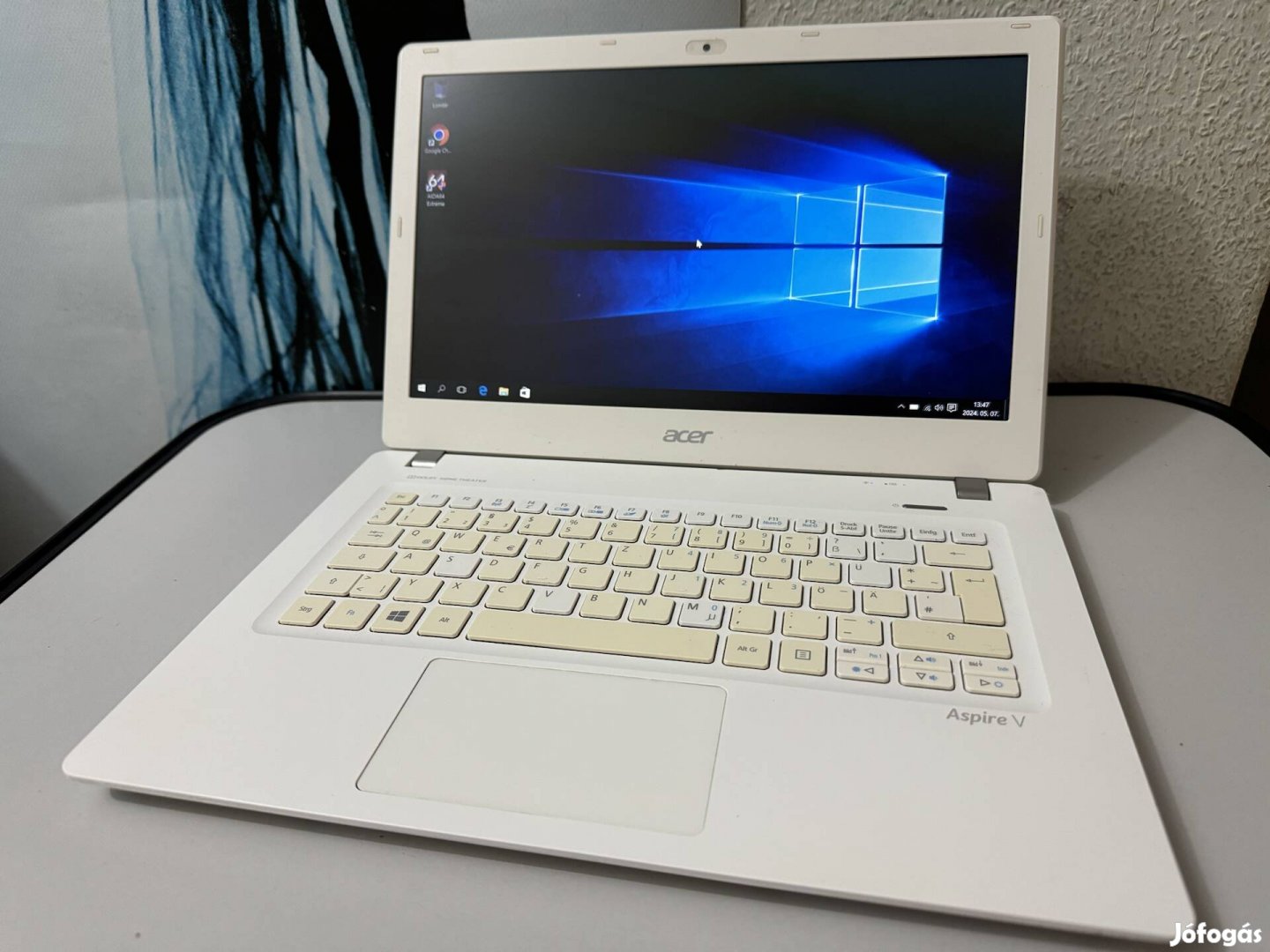Acer laptop i5ös 5gen 16gb ram 240gb M2 ssd 3orás aku full hd kijelző
