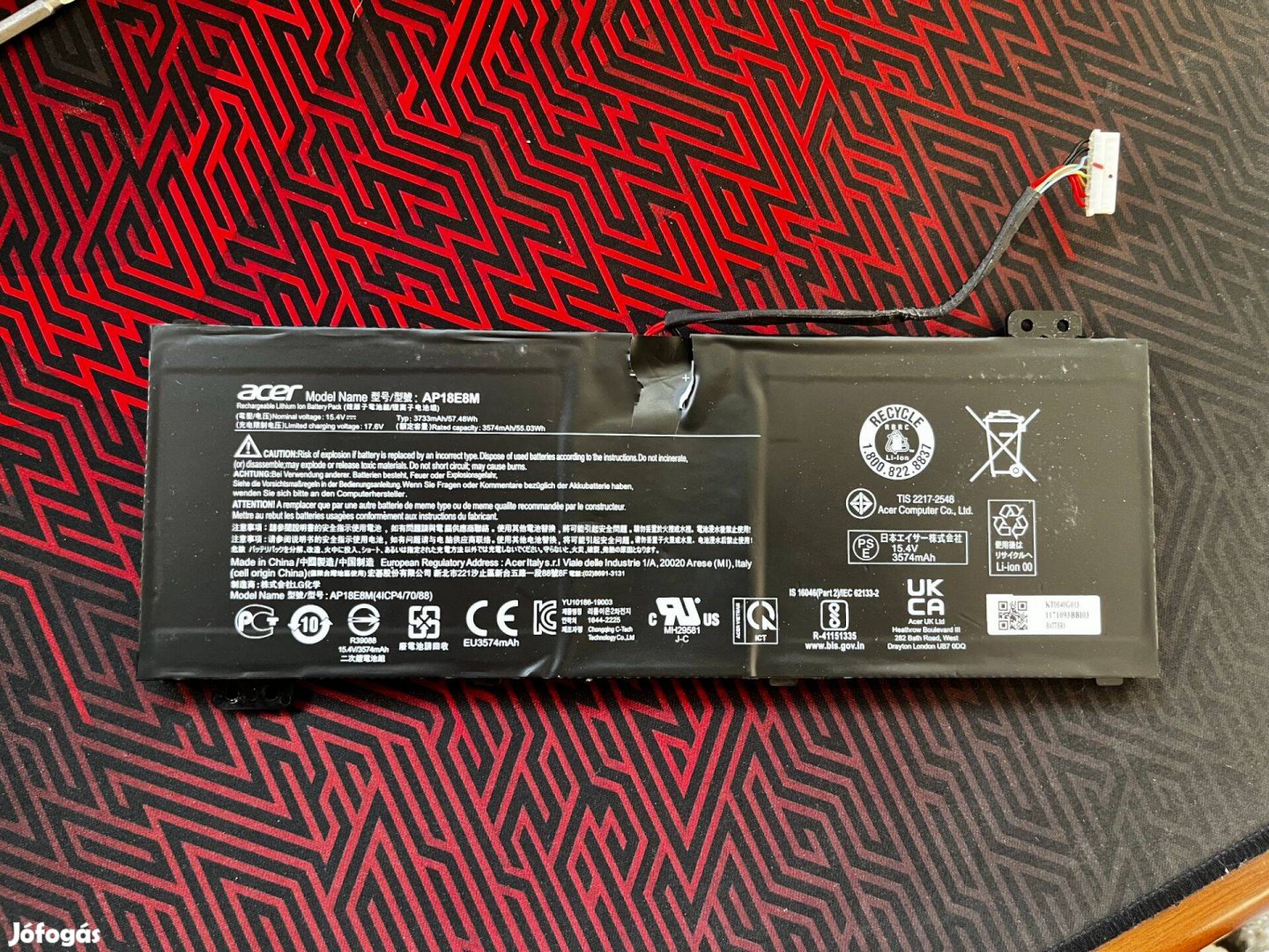 Acer nitro 5 c20c2 Bontott akkumulátor