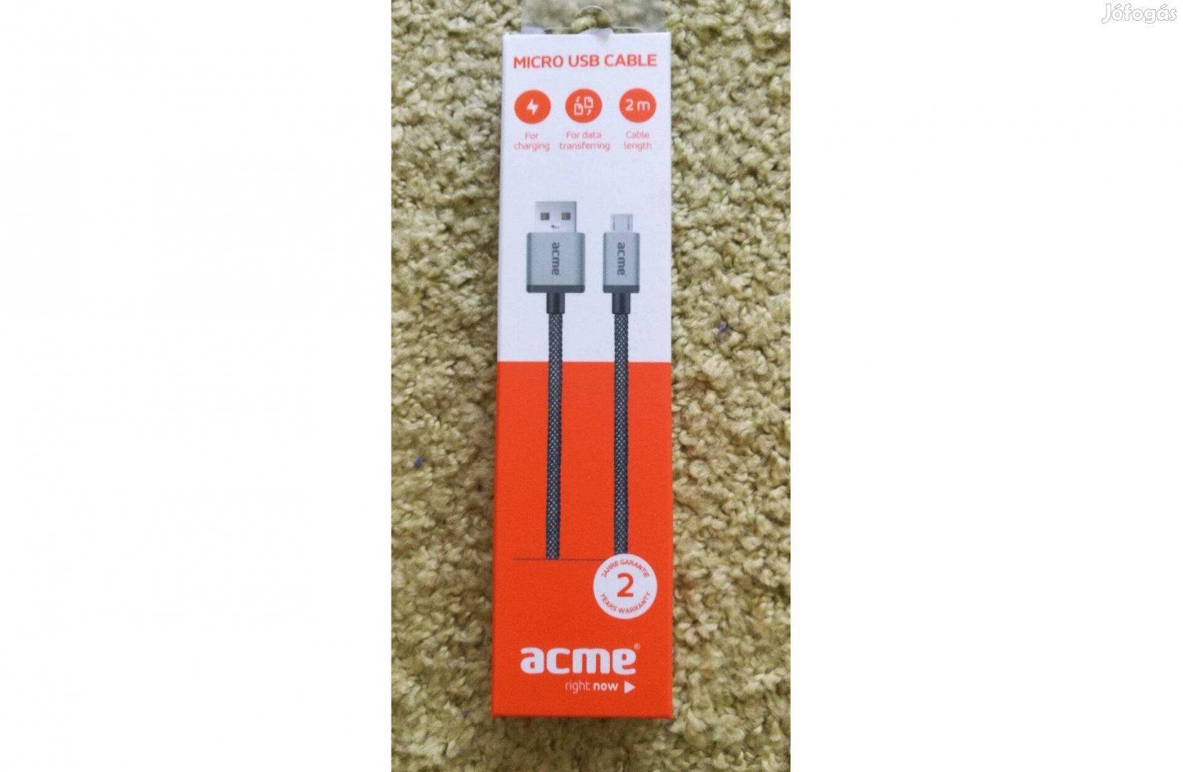 Acme CB02-2 micro USB kábel újonnan eladó