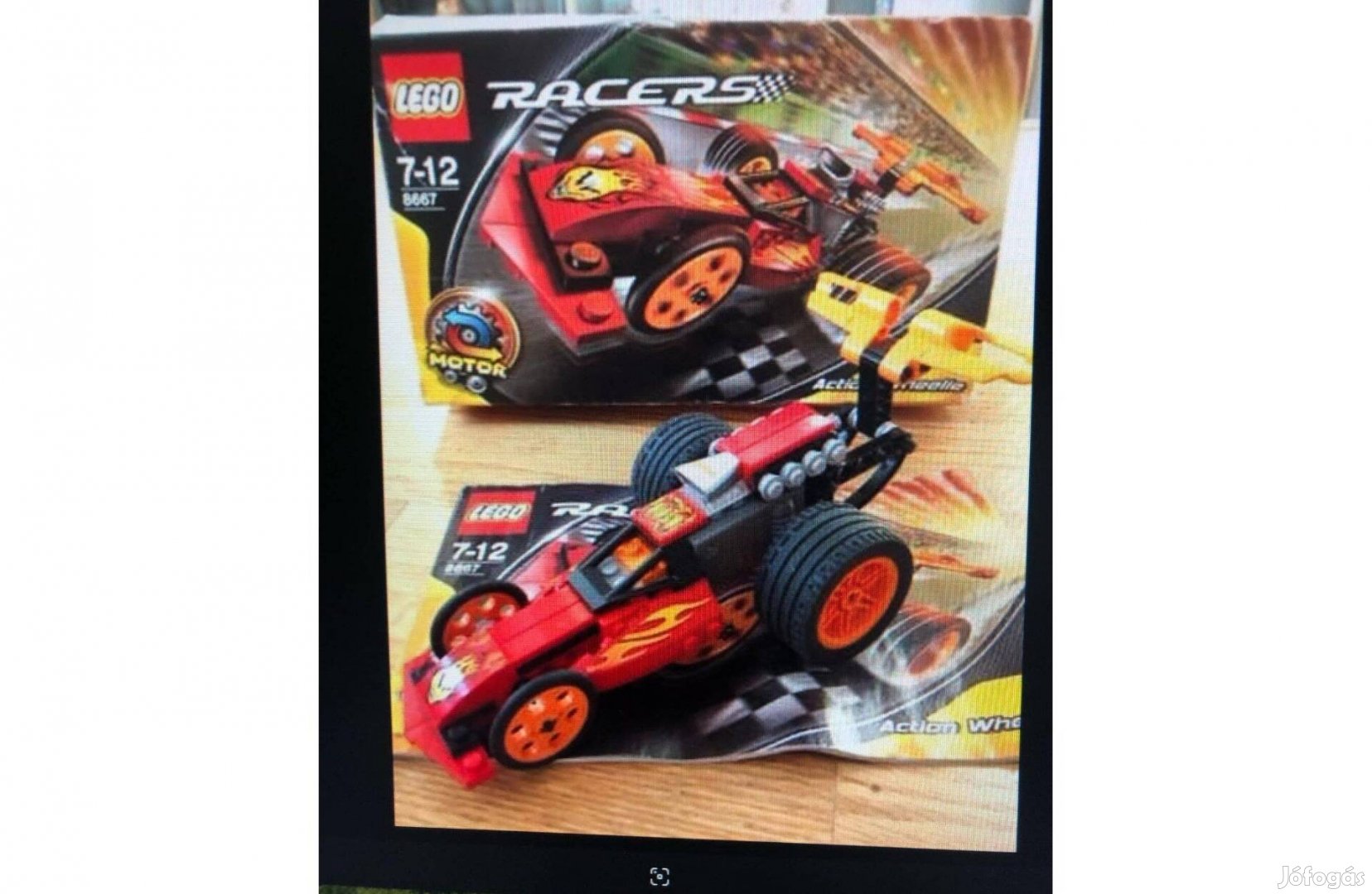 Action Wheelie autó 8667 LEGO játék lego dobozában