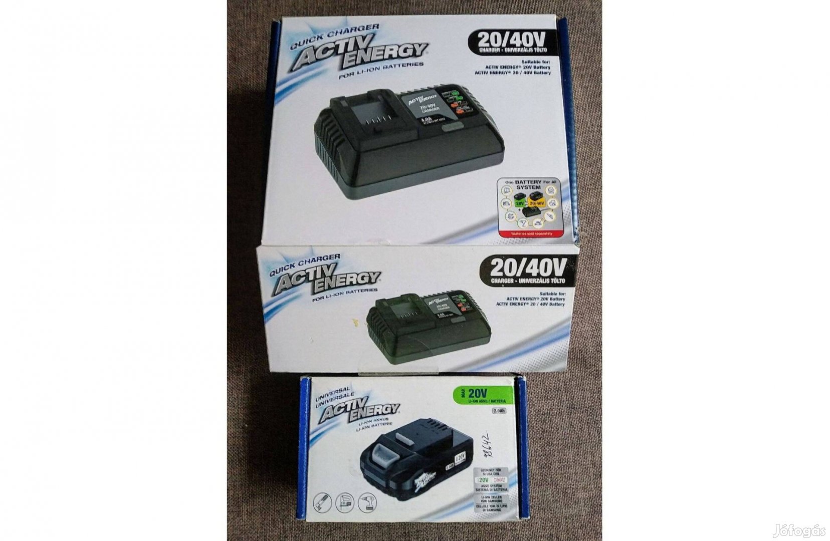 Active energy Ferrex akku 20 V és töltő 40/20V szett újak