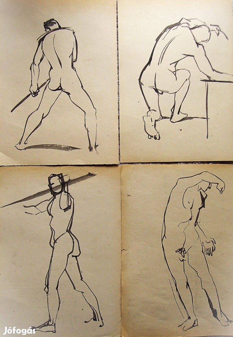 Ádám grafika tus darabár