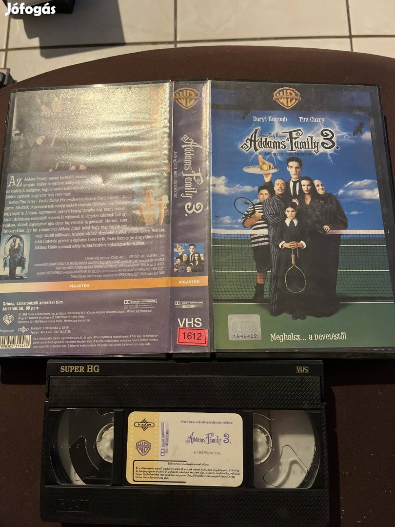 Adams family 3 vhs nagytok vigjáték