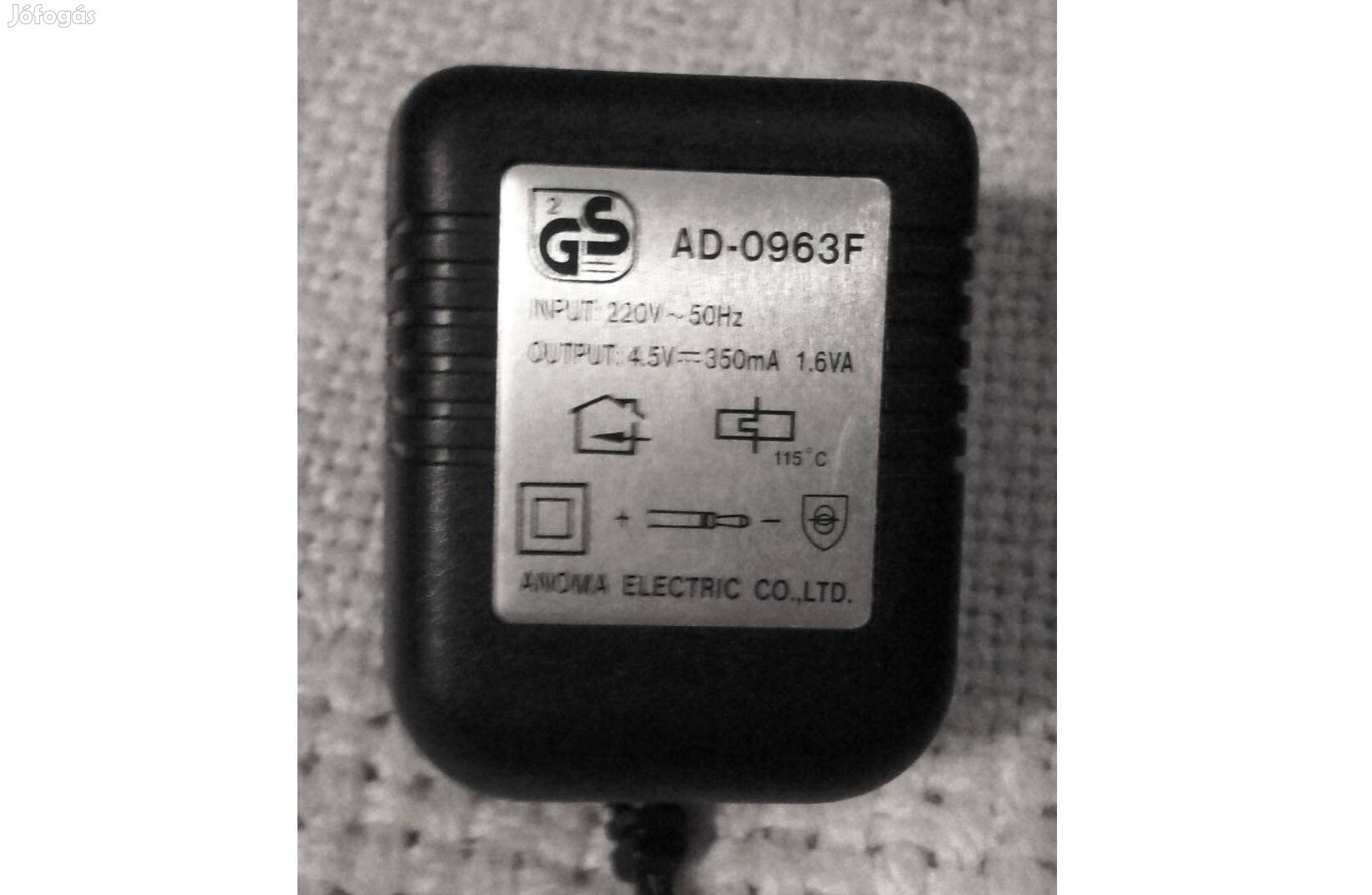 Adapter 4,5V, 350mA eladó