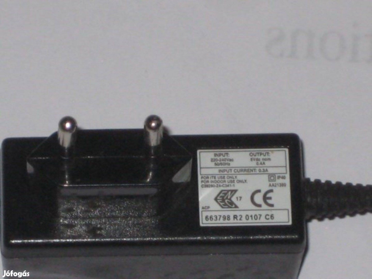 Adapter 5V DC 0,4A 2