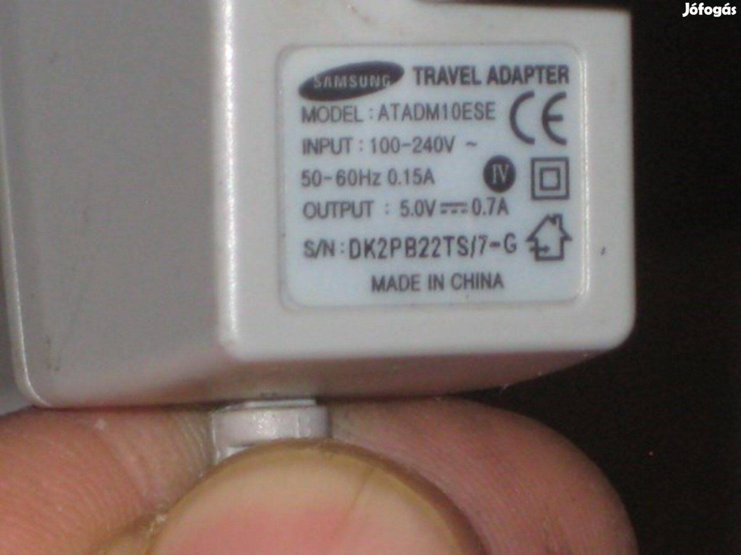 Adapter Samsung 5V DC 0,7A