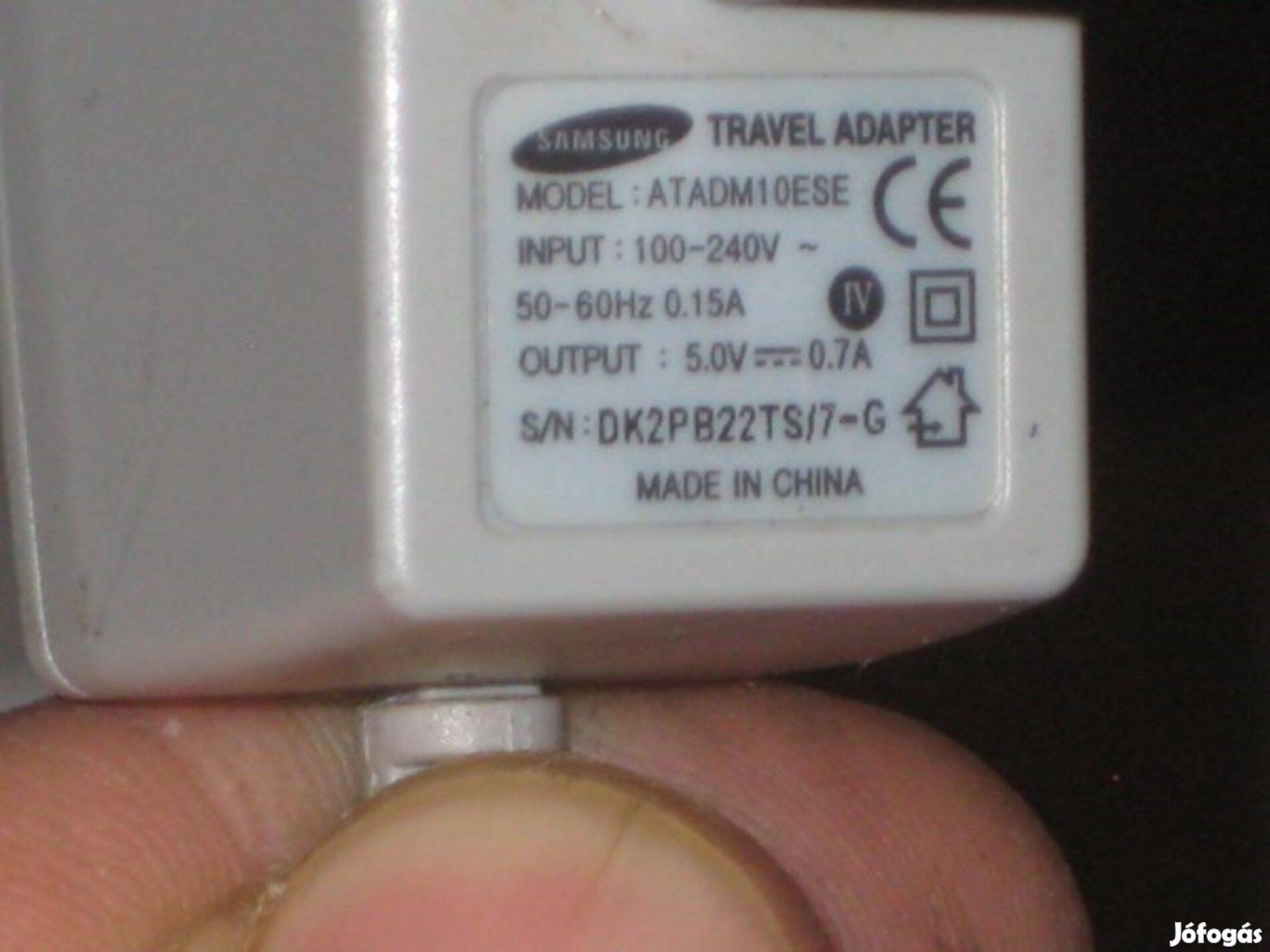 Adapter Samsung 5V DC 0,7A