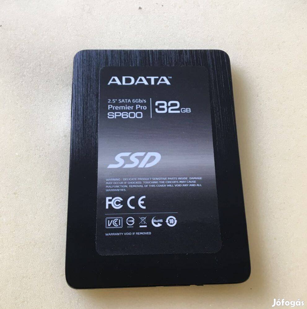 Adata SP600 32gb SSD meghajtó