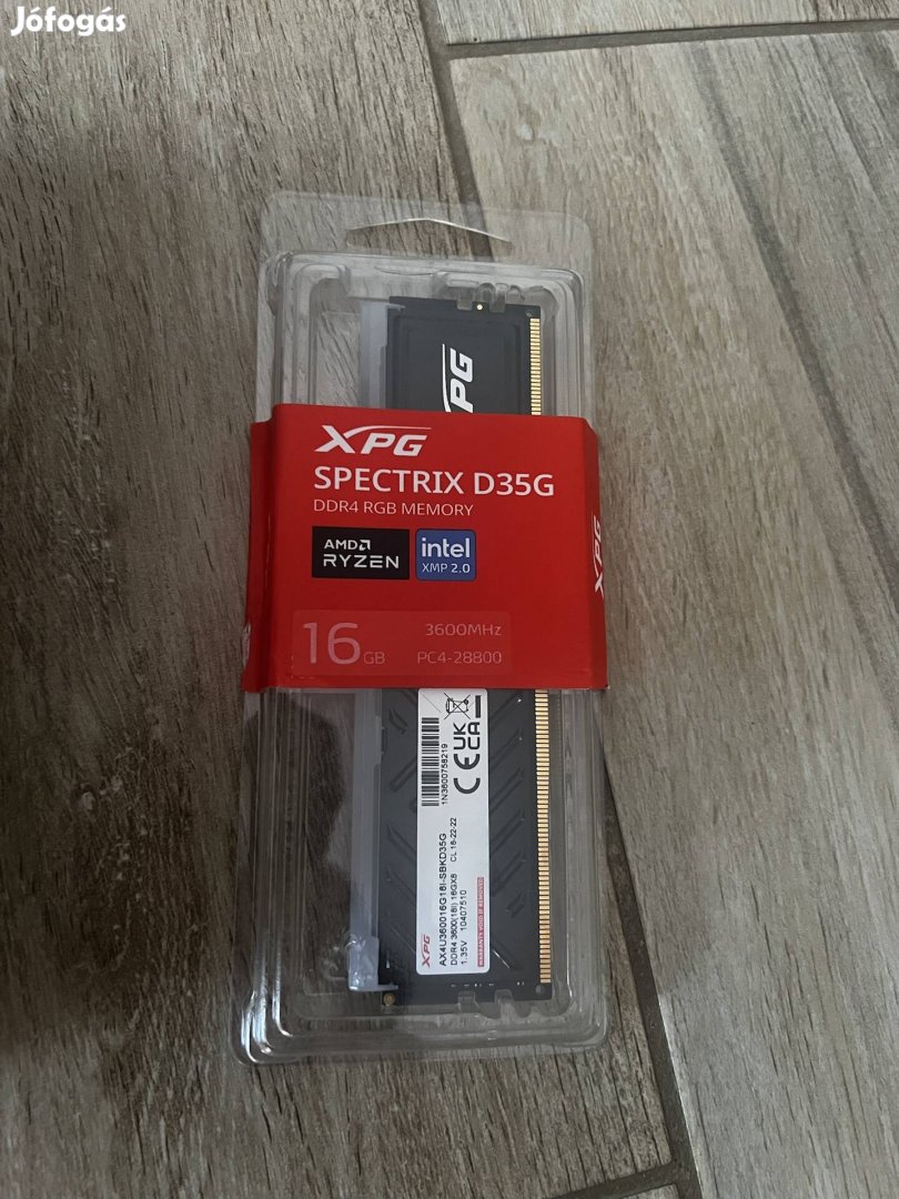 Adata Xpg Spectrix D35G RGB 16GB DDR4 3600MHz memória