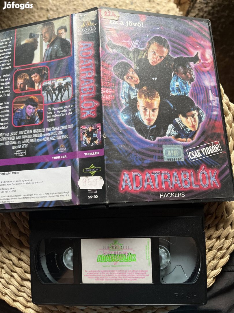 Adatrablók vhs kazetta