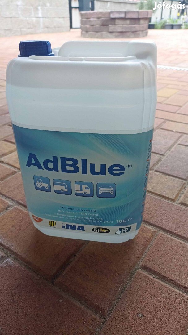 Adblue dízel katalizációs adalék kiöntővel 10lit