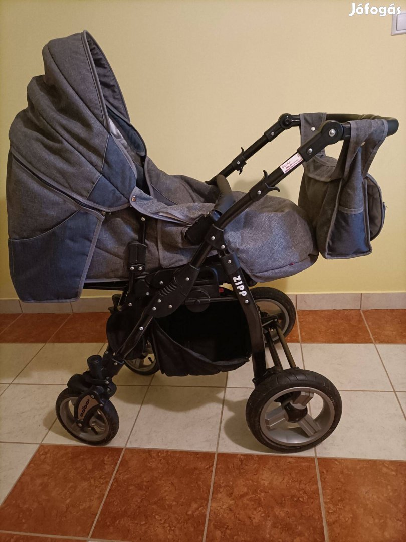 Adbor Zipp denim, használt babakocsi