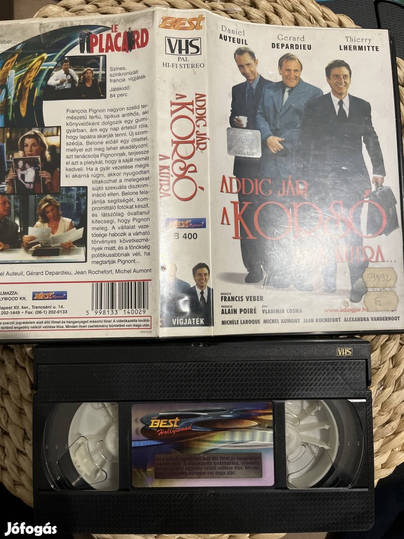 Addig jár a korsó vhs