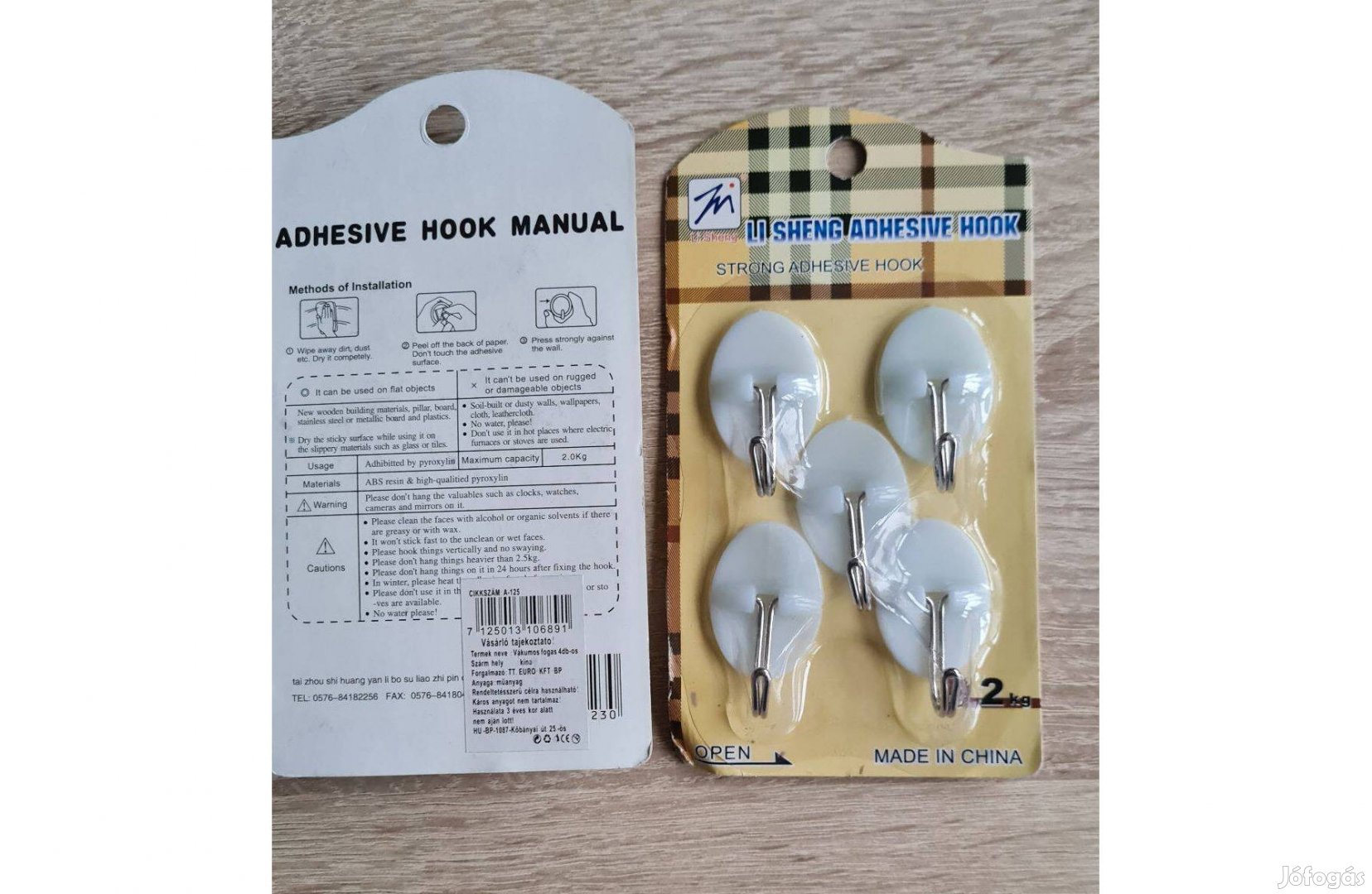 Adhesive Hook Manual Fogas